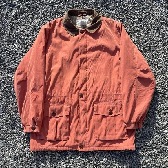 Men's Rust Jacket with Brown Collar - Picture 2 of 16